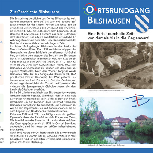 Flyer Ortsrundgang Bilshausen